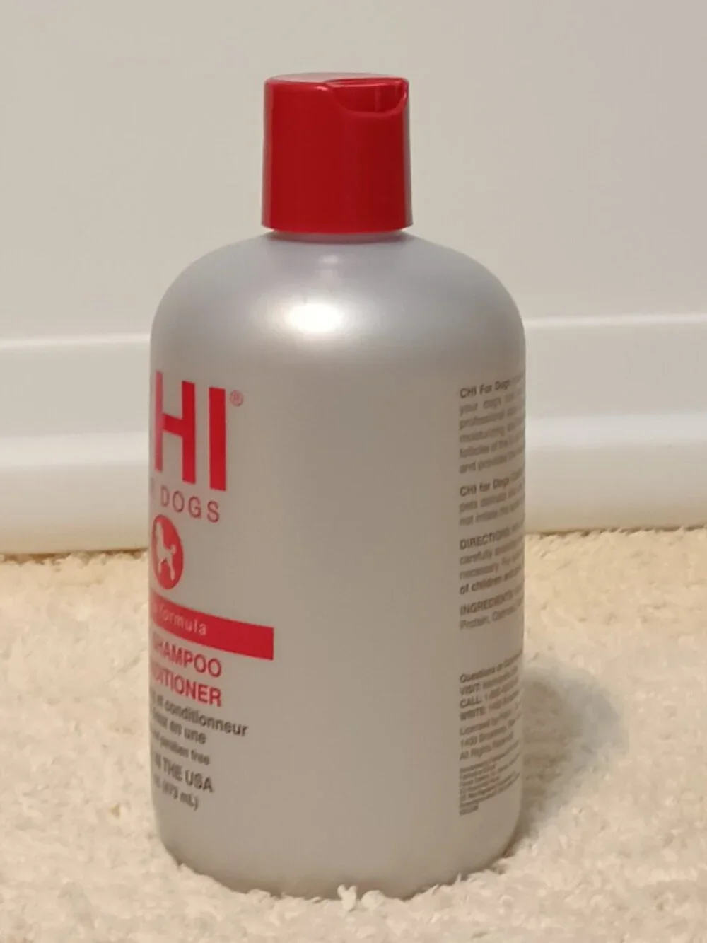 BRAND NEW & UNUSED ~CHI Gentle 2 in 1 Dog Shampoo & Conditioner, 16-fl oz bottle